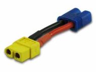 YUKI FEMALE XT60 TO MALE EC3 PARKZONE E-FLITE CONNECTOR 600128